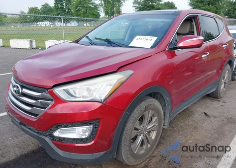 2013 Hyundai Santa Fe Sport z USA, uszkodzony, nr VIN 5XYZUDLB2DG088761